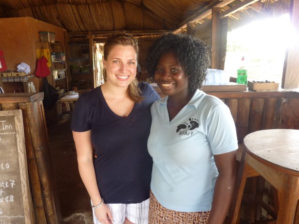 Megan and Jennifer (Stumble Inn, Elmina, Ghana)
