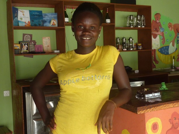 Agusia, staff at Cocoa VIllage Guesthouse.